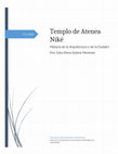 Research paper thumbnail of TEMPLO DE ATENEA NIKÉ TRABAJO ESCRITO