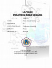 Research paper thumbnail of LAPORAN PRAKTIKUM KIMIA ORGANIK