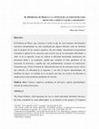 Research paper thumbnail of El Problema de Marco y la aptitud de las emociones para resolver la dificultad de la regresión