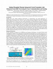 Research paper thumbnail of Indium Phosphide Photonic Integrated Circuit Transmitter with Integrated Linewidth Narrowing for Laser Communications and Sensing