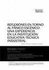 Research paper thumbnail of REFLEXIONES EN TORNO AL PÁNICO ESCÉNICO: UNA EXPERIENCIA EN LA INSTITUCIÓN EDUCATIVA TÉCNICA INDUSTRIAL