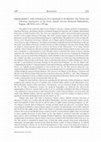 Research paper thumbnail of Review of Daniel J. JANOSIK (2016) John of Damascus, First Apologist to the Muslims