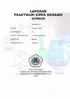 Research paper thumbnail of laporan praktikum kimia organik sintesis modul 2 (PEMBUATAN ESTER (n-butil alkohol) )