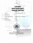 Research paper thumbnail of LAPORAN PRAKTIKUM KIMIA ORGANIK Sintesis