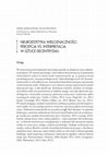 Research paper thumbnail of Neuroestetyka wieloznaczności. Percepcja vs. interpretacja w sztuce decentryzmu