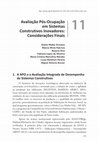 Research paper thumbnail of Avaliação Pós-Ocupação em Sistemas Construtivos Inovadores: Considerações Finais