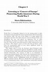 Research paper thumbnail of Rikitianskaia, M. (2018). Listening to “Concert of Europe”: pioneering radio amateurs during World War I. (C. Hart, Ed.), World War I: Media, Entertainments & Popular Culture. Chester: Midrash Publications.