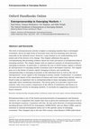 Research paper thumbnail of Entrepreneurship in Emerging Markets