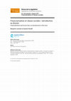 Research paper thumbnail of Revue de la régulation Financiarisation et Classes sociales