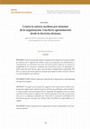 Research paper thumbnail of Contra la autoría mediata por dominio de la organización: Una breve aproximación desde la doctrina alemana