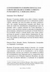 Research paper thumbnail of O ENTENDIMENTO JURISPRUDENCIAL DAS CORTES BRASILEIRAS SOBRE O DIREITO FUNDAMENTAL À MORADIA DIGNA