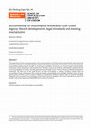 Research paper thumbnail of Accountability of the European Border and Coast Guard Agency: Recent developments, legal standards and existing mechanisms