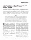 Research paper thumbnail of The human gene map for performance and health-related fitness phenotypes: the 2001 update