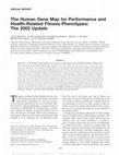 Research paper thumbnail of The Human Gene Map for Performance and Health-Related Fitness Phenotypes: The 2002 Update