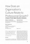 Research paper thumbnail of How Does an Organisation’s Culture Relate to Professional Growth?
A study of Finnish Higher Education Institutions