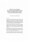 Research paper thumbnail of Ankara'nın Yeni Gündemi: Ulus Devletin Başkentliğinden Küresel Ekonominin Düğüm Noktası Olmaya Uzanan Yapısal Dönüşüm Çabaları