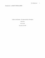 Research paper thumbnail of A Ghost in the Machine: The Important Role of Workplace Spirituality