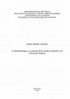 Research paper thumbnail of O desassossego e o pensamento poético-filosófico de Fernando Pessoa