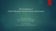 Research paper thumbnail of The Evaluation of ASEAN-Members Pension Scheme Performance