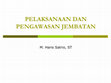 Research paper thumbnail of Tata Cara Pembangunan dan Pengawasan Jembatan