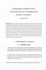 Research paper thumbnail of Consuming Narratives: The Politics of Cannibalism on Mt. Lykaion