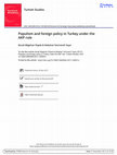 Research paper thumbnail of Populism and foreign policy in Turkey under the AKP rule