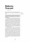 Research paper thumbnail of Roberta Tenconi. L'incontro