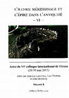 Research paper thumbnail of Actes du VIe colloque international de Tirana. L'Illyrie méridionale et l'Epire dans l'antiquité 2015