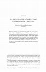 Research paper thumbnail of La identidad de género como un derecho de libertad