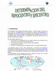 Research paper thumbnail of Calculo Del Hepicentro y Hipocentro