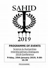 Research paper thumbnail of SAHID Conference 2019 - Programme of Events