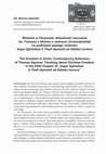 Research paper thumbnail of Wolność w Chrystusie. Aktualność nauczania św. Tomasza z Akwinu o wolności chrześcijańskiej na podstawie piątego rozdziału "Super Epistolam S. Pauli Apostoli ad Galatas Lectura"