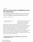 Research paper thumbnail of Entries for "Best of 2018: Our Top 20 Exhibitions Across the United States," hyperallergic.com