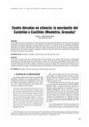 Research paper thumbnail of Cuatro décadas en silencio: la necrópolis del Castellón o Castillón (Montefrío, Granada)