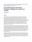 Research paper thumbnail of Sexual Harassment in the Federal Workplace Bridging the Gap Between Genders.pdf