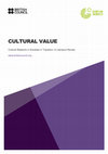 Research paper thumbnail of Cultural Value Project Literature Review