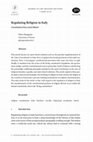 Research paper thumbnail of Regulating Religion in Italy. Constitution Does (not) Matter [abstract]