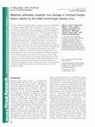 Research paper thumbnail of Melatonin attenuates apoptotic liver damage in fulminant hepatic failure induced by the rabbit hemorrhagic disease virus