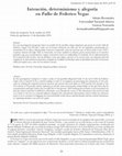 Research paper thumbnail of Intención, determinismo y alegoría en Falke de Federico Vegas