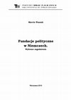 Research paper thumbnail of Fundacje polityczne w Niemczech.PDF