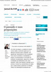 Research paper thumbnail of 2019 - O passado e suas preposições (Jornal da USP, 20 de fevereiro)