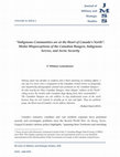 Research paper thumbnail of ‘Indigenous Communities are at the Heart of Canada’s North’: Media Misperceptions of the Canadian Rangers, Indigenous Service, and Arctic Security