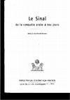 Research paper thumbnail of "The Settlement in Northern Sinai during the Islamic Period", in J.-M. Mouton (ed.), Le Sinaï – de la conquête arabe à nos jours, IFAO, Cahier des Annales Islamologiques 21, 2001, pp. 3-36.