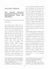 Research paper thumbnail of The Revised European Neighbourhood Policy in the Mediterranean after the Arab Spring