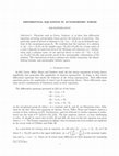 Research paper thumbnail of Differential Equations in Automorphic Forms