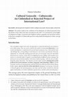 Research paper thumbnail of Cultural Genocide -Culturecide: An Unfinished or Rejected Project of International Law