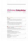 Research paper thumbnail of Zalewska A.I. 2017, Archaeology of the contemporaneous times and the power(lessness) of physical traces of the Great War in Poland, "Ochrona Zabytków" 2 (271) LXX 2/2017, s. 47-77.