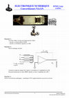 Research paper thumbnail of ELECTRONIQUE NUMERIQUE Convertisseurs NA/AN EPMI Cergy 1AING