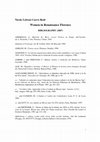 Research paper thumbnail of Bibliography : Women in Renaissance Florence