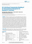 Research paper thumbnail of IEC 61850-Based Communication Modeling of EV Charge-Discharge Management for Maximum PV Generation